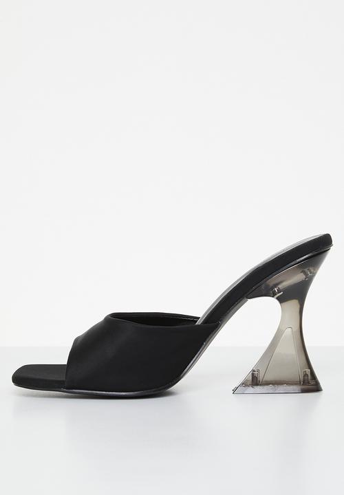 Superbalist - Eloise hourglass heel mule - black