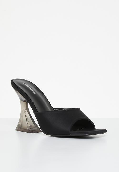 Superbalist - Eloise hourglass heel mule - black