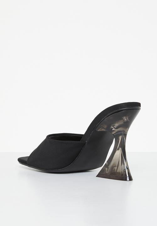 Superbalist - Eloise hourglass heel mule - black