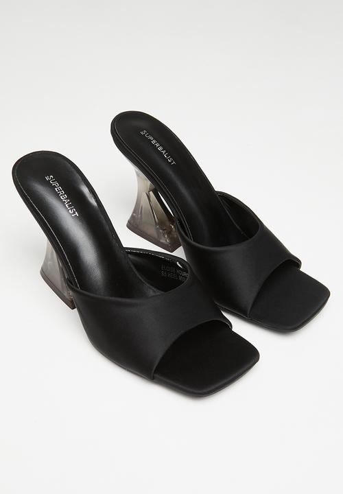Superbalist - Eloise hourglass heel mule - black