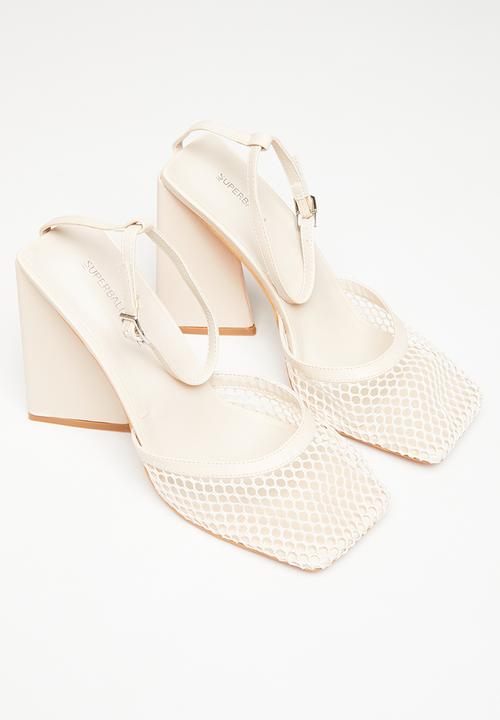 Superbalist - Cory ankle strap block heel - stone