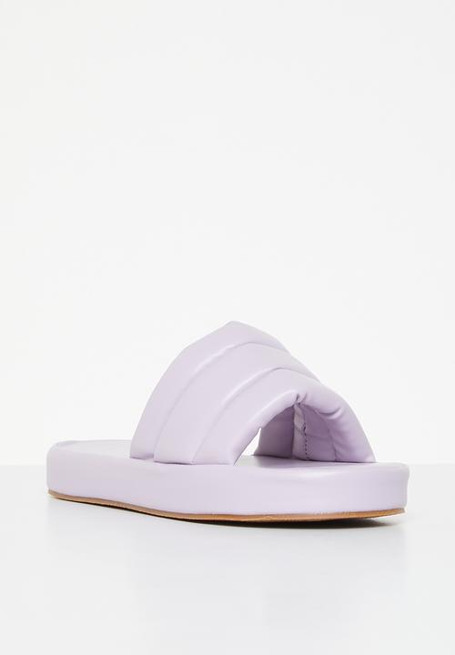 Superbalist - Quinn puffy strap mule - lilac