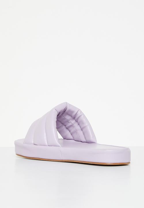 Superbalist - Quinn puffy strap mule - lilac