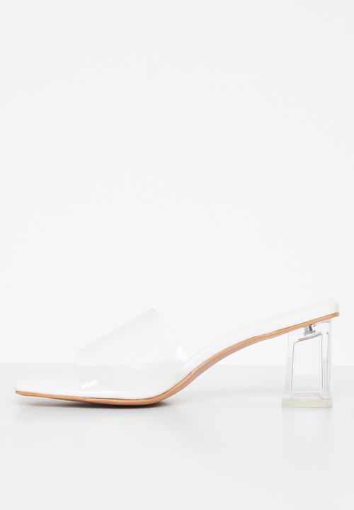 Superbalist - Everleigh block heel - clear