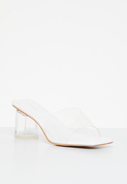 Superbalist - Everleigh block heel - clear