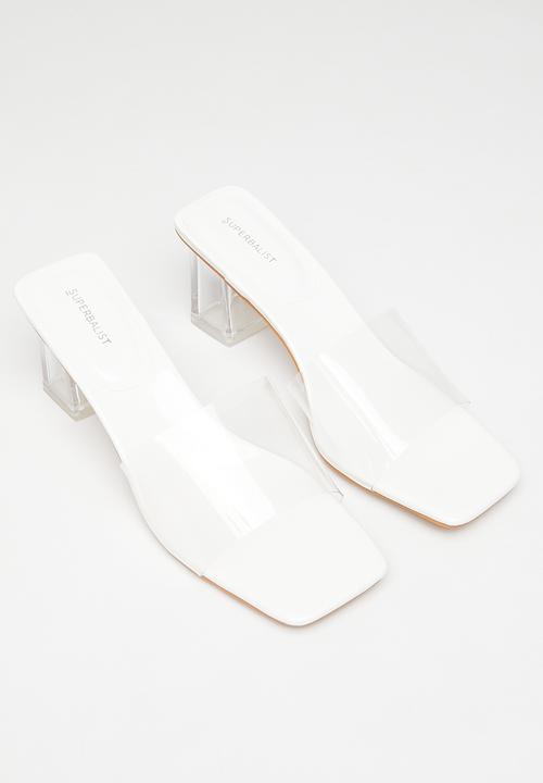 Superbalist - Everleigh block heel - clear