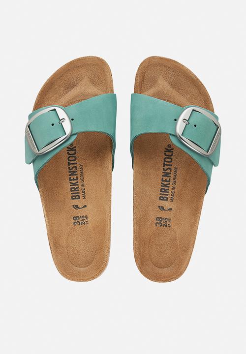 Birkenstock - Madrid big buckle nubuck regular - beryl