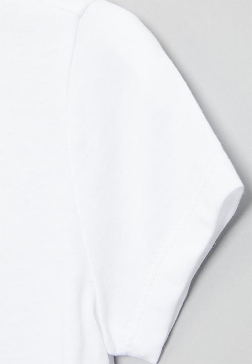 GUESS - Short sleeve logo tee - white