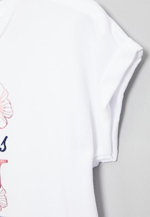 GUESS - Short sleeve guess tee - white