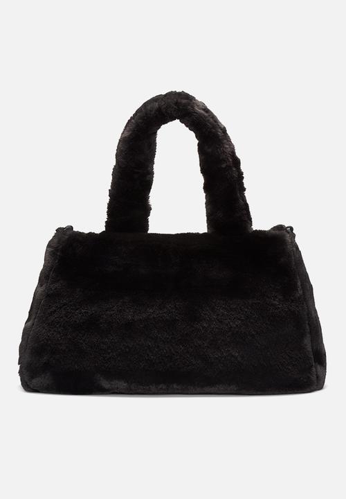 Nike - W nsw faux fur tote - black/black/sail
