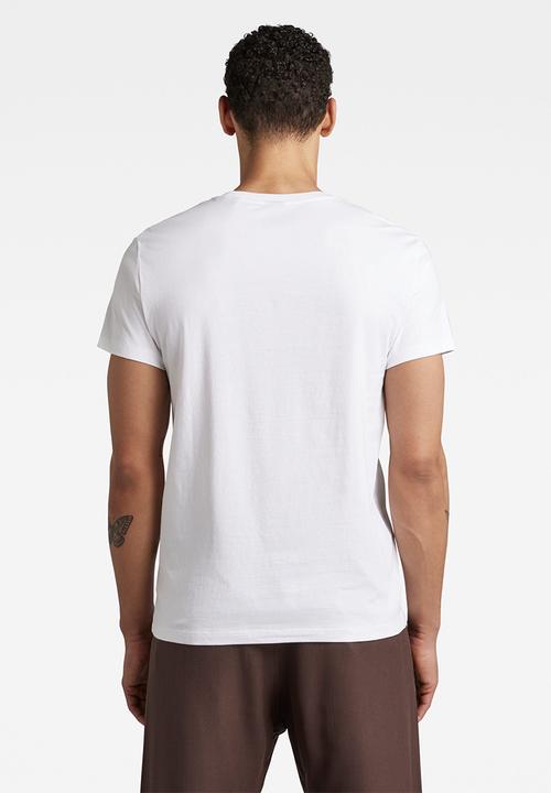 G-STAR - Triple raw r tee - white