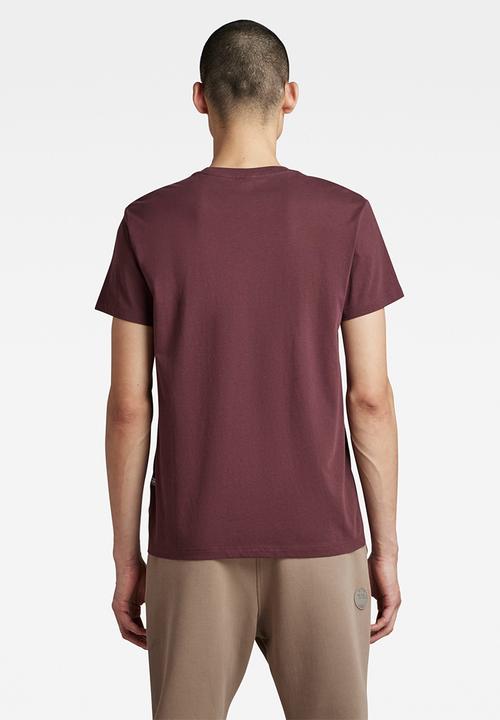 G-STAR - Originals stamp r tee - vineyard wine