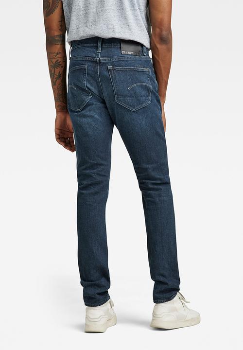 G-STAR - 3301 Slim - worn in deep teal