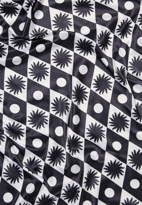 Cotton On - Versatile scarf-lolita sun black & white