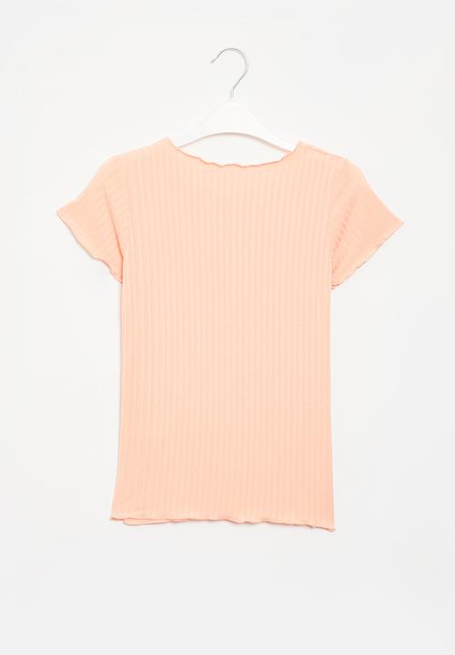 Pop Candy - Girls lettuce tee - pink