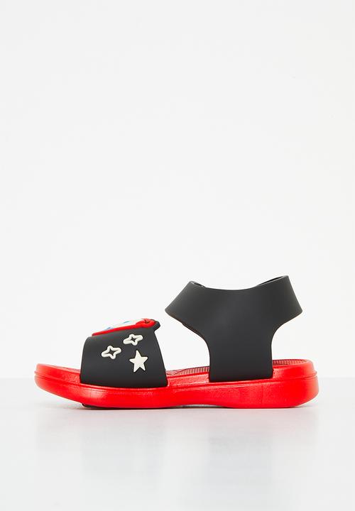 Pop Candy - Rocket sandal - red & black