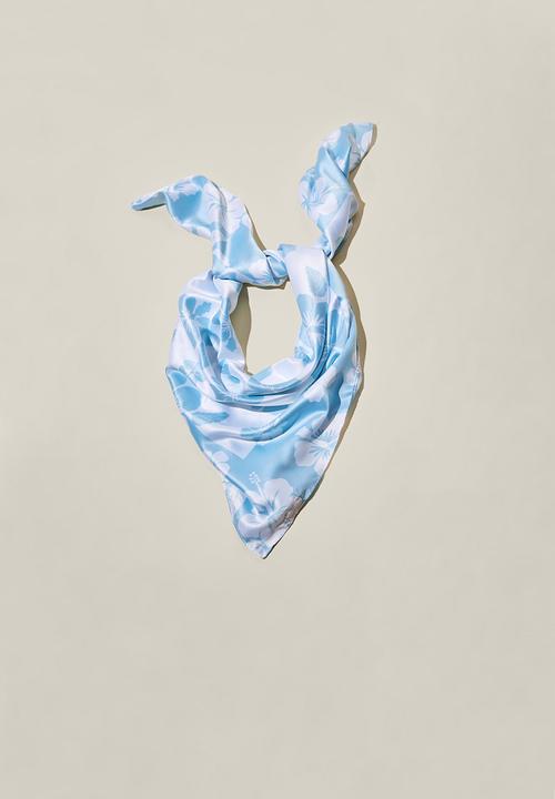 Cotton On - Versatile scarf - hibiscus blue
