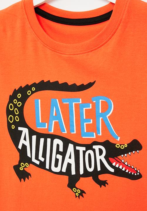 Pop Candy - Alligator tee - orange