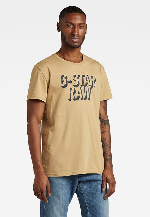 G-STAR - Retro shadow gr r t - prairie sand