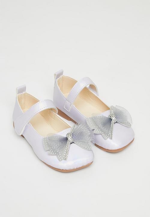 Pop Candy - Bow pump with strap - iridescent
