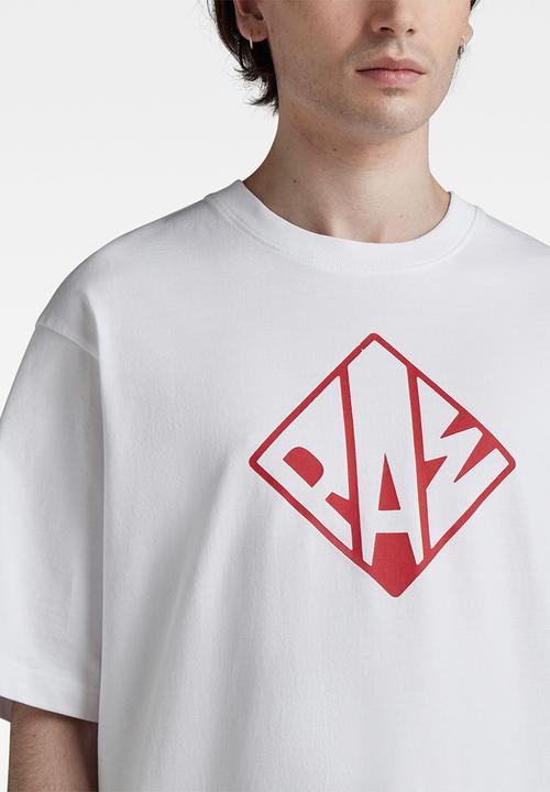 G-STAR - Typography boxy r t - white