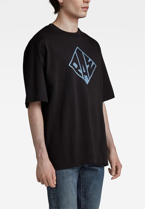 G-STAR - Typography boxy r t - dk black