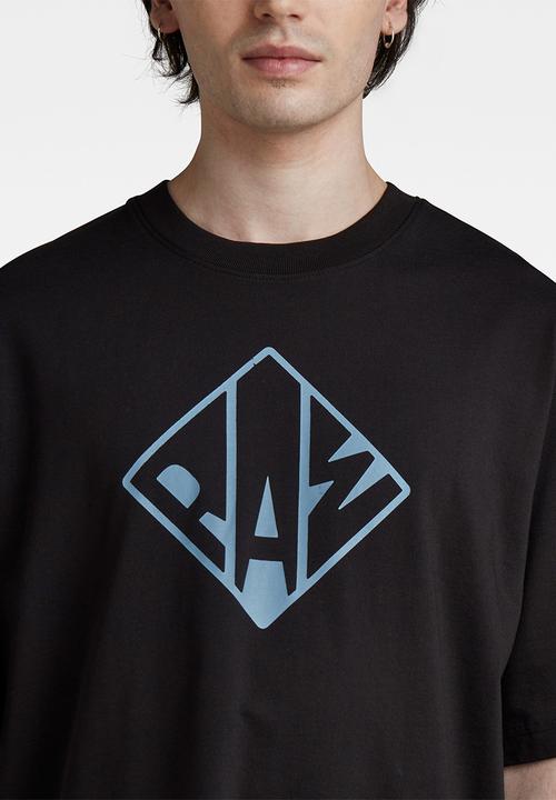 G-STAR - Typography boxy r t - dk black