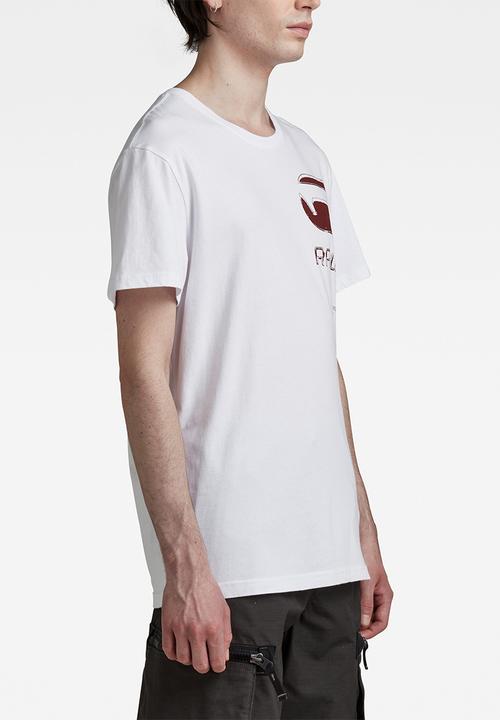 G-STAR - G raw typography r t - white