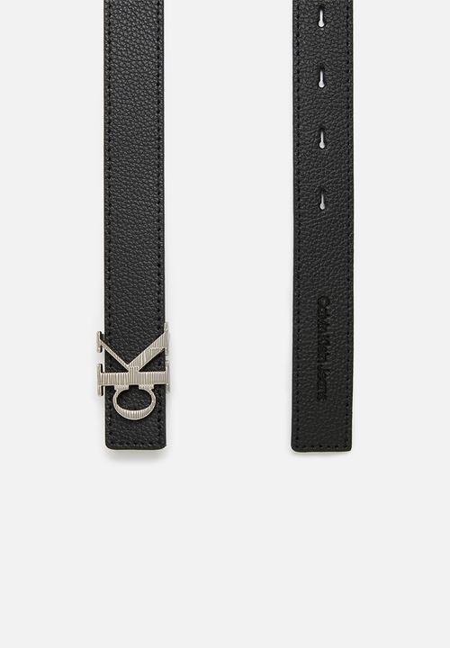 Calvin Klein - Mono hardware belt - black