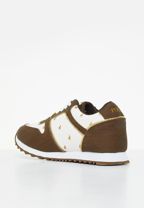 POLO - Colour block monogram sneaker - white