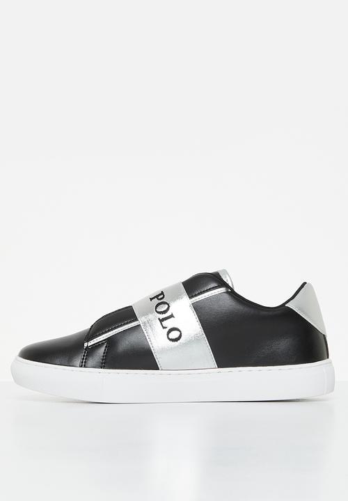 POLO - Classic side flash sneaker - silver
