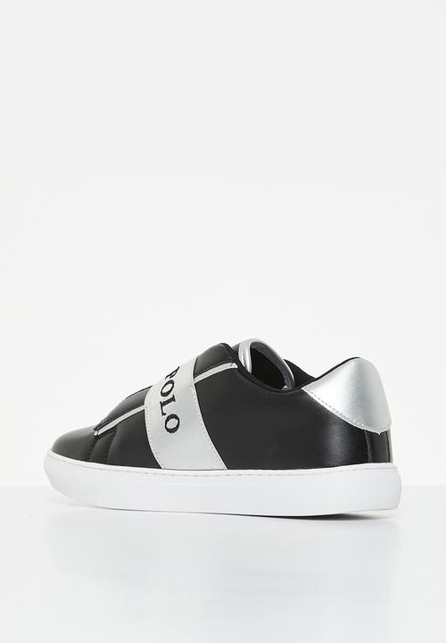POLO - Classic side flash sneaker - silver