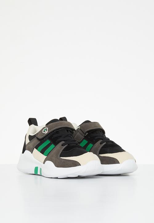 Rebel Republic - Boys sneaker - black & green