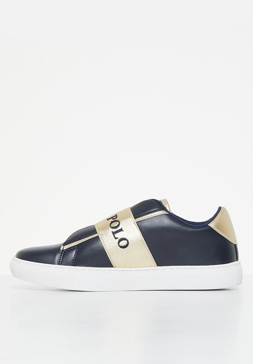POLO - Classic side flash sneaker - gold