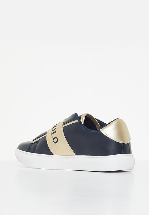 POLO - Classic side flash sneaker - gold