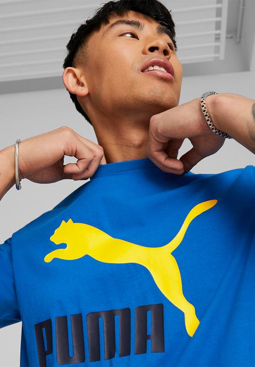 PUMA - Classics logo tee (s) - puma royal