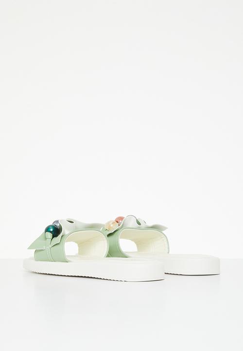 Rebel Republic - Girls slides - sage