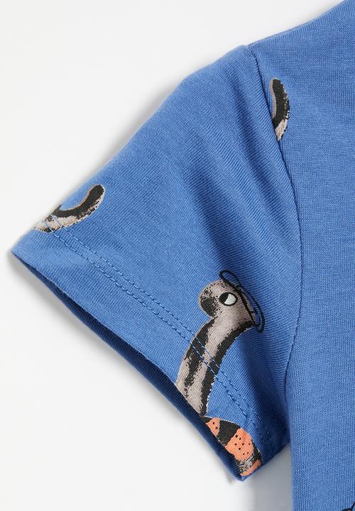 Pop Candy - Boys aop tee - blue
