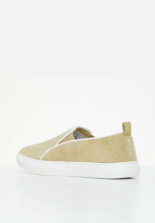 POLO - Suede slip on sneaker - stone