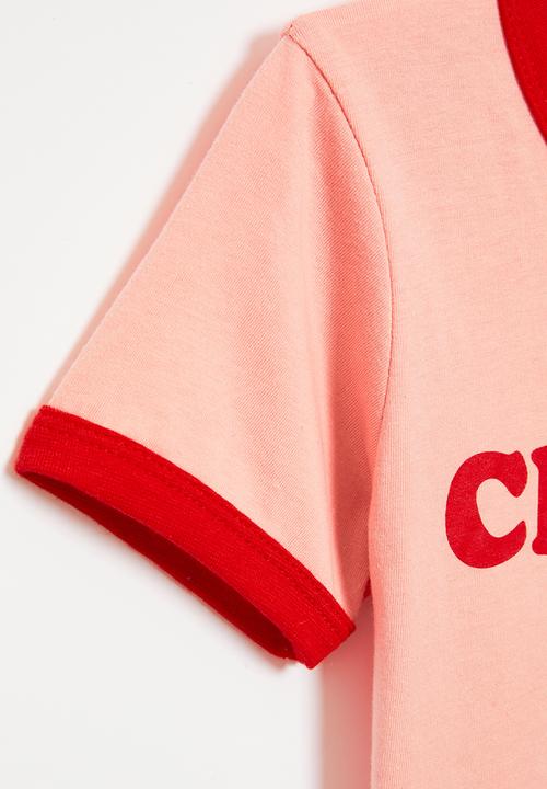 Pop Candy - Cherry tee - pink & red
