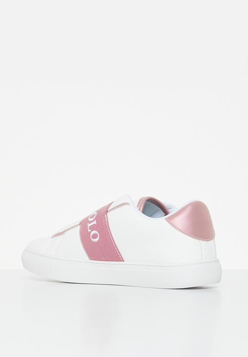 POLO - Classic side flash sneaker - rose gold