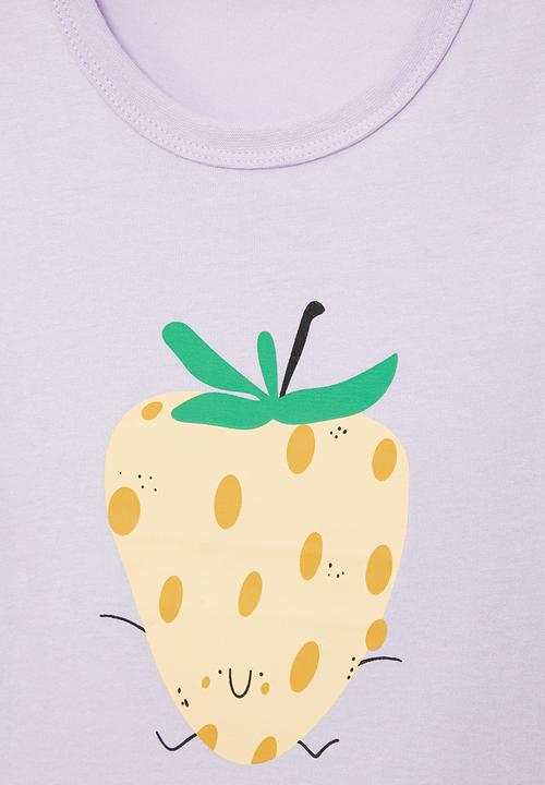 Pop Candy - Strawberry tee - purple