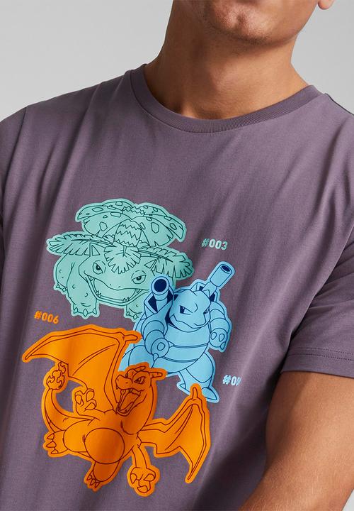 PUMA - Puma x pokemon tee - purple charcoal