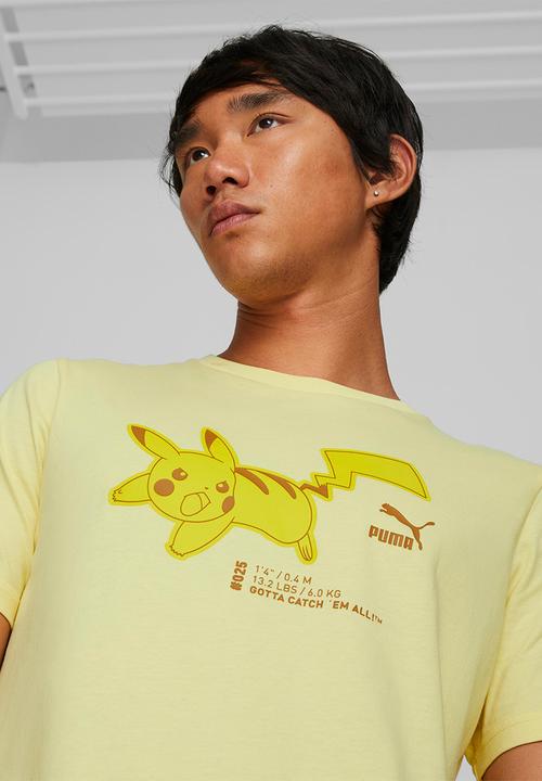 PUMA - Puma x pokemon tee - pale lemon