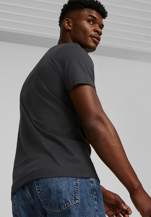 PUMA - Puma clash graphic tee - puma black