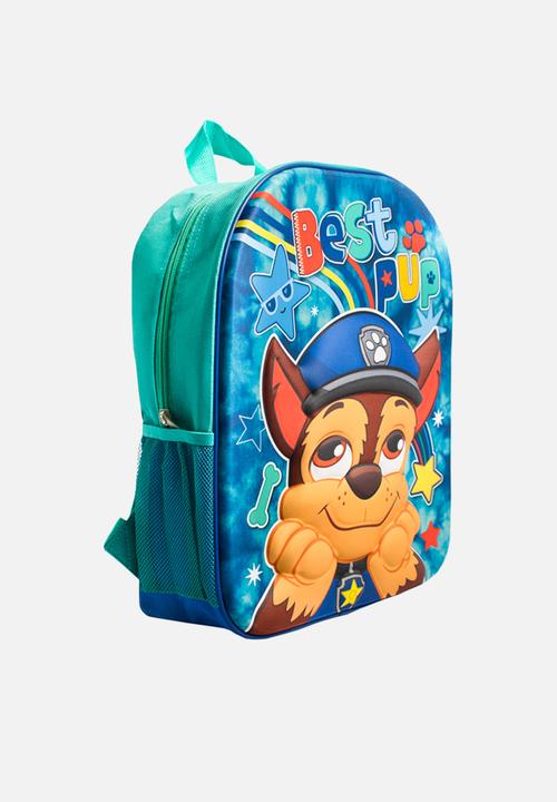 Character Group - Paw patrol 3d backpack - blue & green 