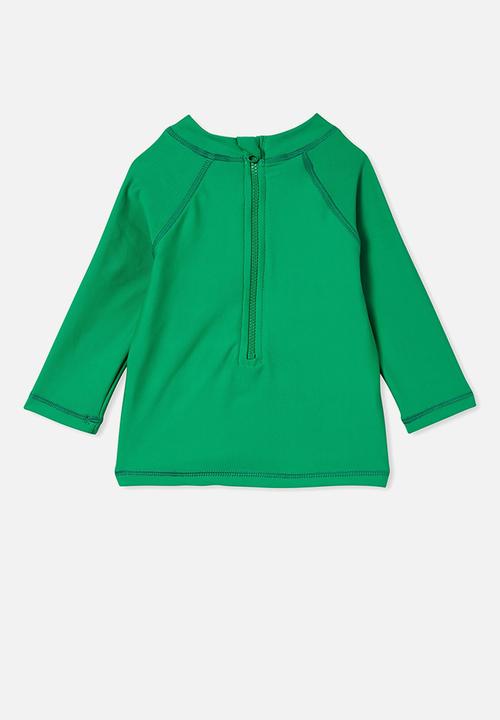 Cotton On - Freddie rash vest - toffee apple/tropical pineapple