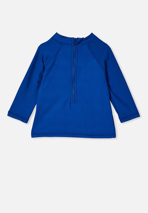 Cotton On - Freddie rash vest - blue punch//paddle your own canoe