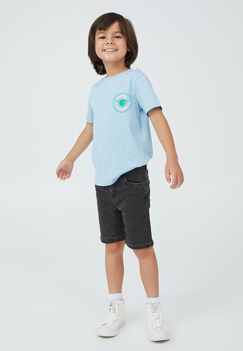 Cotton On - Max skater short sleeve tee - sky haze 