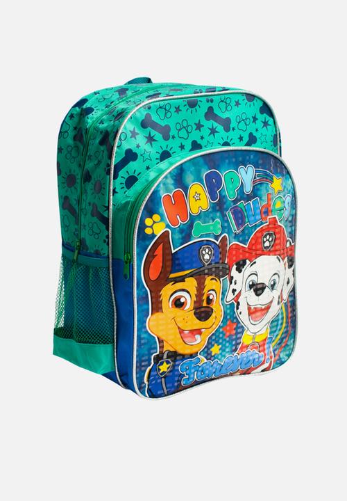 Character Group - Paw patrol school backpack - blue & green